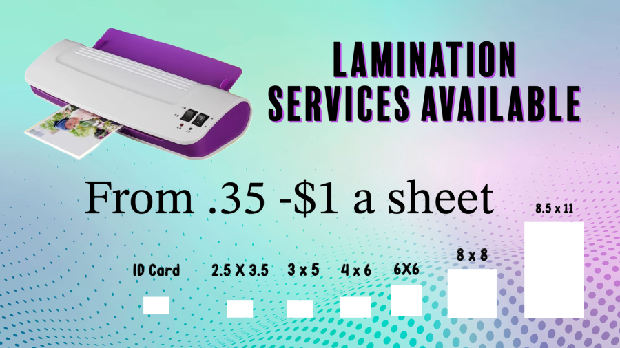 Lamination Services Hubbard Public Library
